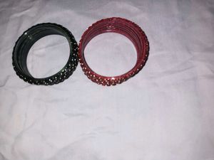 Colorful Bangle Set 7 pink &amp; 7green