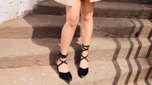 Strappy Wrap Heels