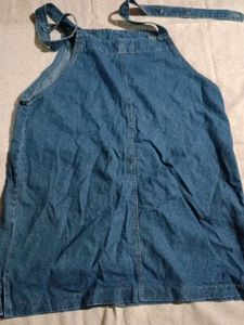Denim Pinafore Dress