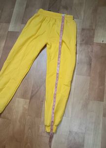 Winter Wear - yellow Joggers for Girls (New)