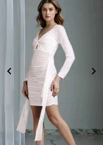 Elegant White Bodycon Dress
