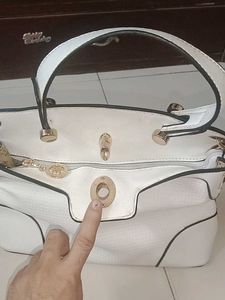 Original Esbeda White Handbag