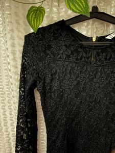 Lace Long Sleeve Dress