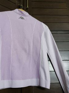 Kappa Striped Brand Logo Zip-Front Sport Jacket