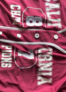 Red Jersey Baseball Out wear Half Sleeves Jacket
