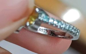 Heart-Shaped Gemstone Ring