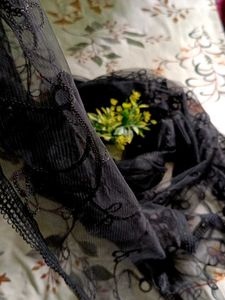 Elegant Black Lace Shawl