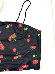 Cherry Print Cami Top