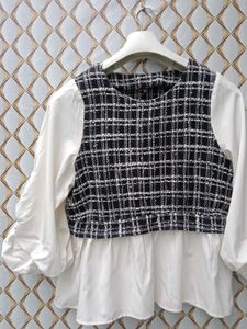 New With Tag Korean Premium Half Pullover
