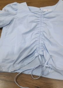 Women&#39;s Blue Active Wear Blouse
