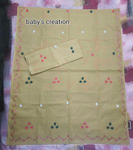 Assamese Cotton Sador Mekhela Embroidery