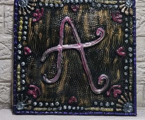 Handcrafted 'A' Showpiece