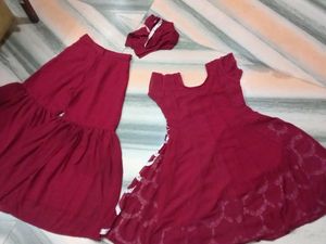 SHARARA KURTI DUPATTA SET