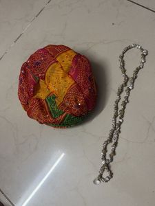 Ethnic Turban &amp; Necklace Set