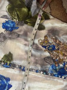 New Light weight  Festive Floral Print Ethnic Gown