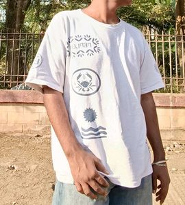 Graphic Print White T-Shirt