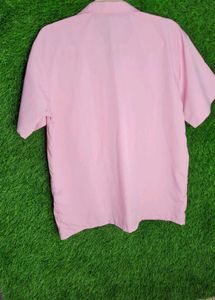 Pink half Slveves Shirt For Men