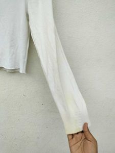 White Long Sleeve Top