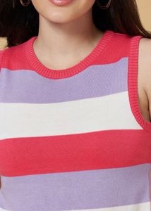 Striped Sleeveless Top 🎀