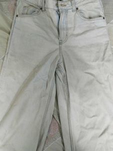 H&m Baggy Cotton Low Rise Jeans