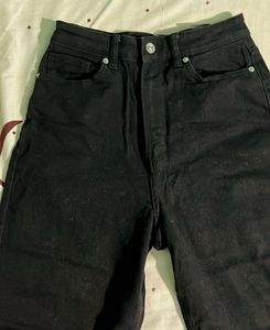 Black Straight Leg Jeans