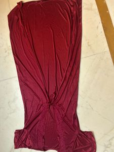 Red Floral Nightgown