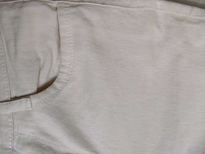 Beige Jeans