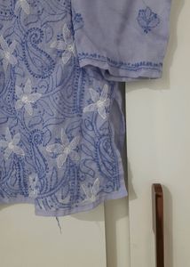 Transparentish Chikankari Kurti