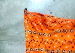 Orenge Kurti Full Chudidar Set