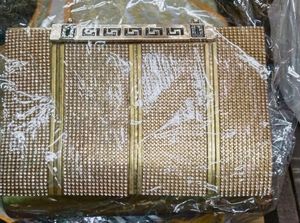 New Unused Party Wear Clutch Gold Sling