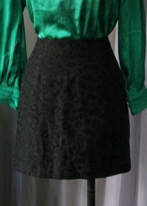 Forever New Black Glitter Skirt