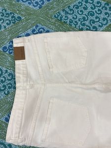 White Flare Jeans Zudio