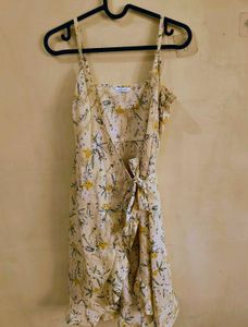 Floral Short Strap Dress