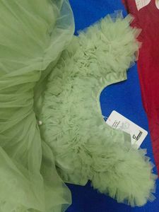 Cute Green Tulle Dress