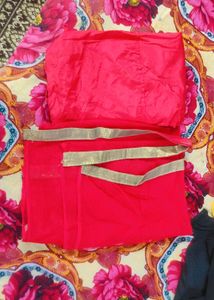 Heavy Party Wear Gown With Side Frill ❤️