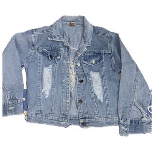 Distressed Denim Jacket