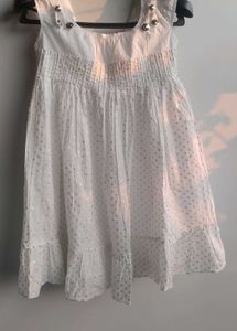 White Polka Dot Dress