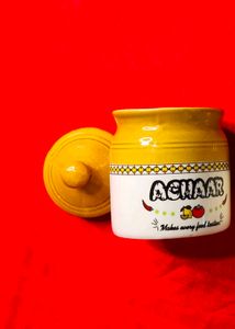 Small Pickle Ceramic Container