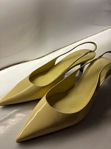 MANGO Slingback Kitten Heels