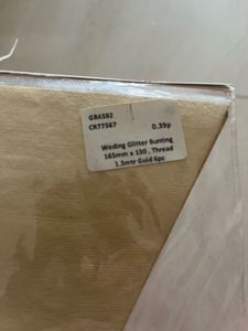 Golden Glitter Party Banners