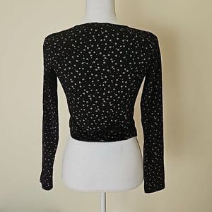 Miss Selfridge Poplin Ruffle Wrap Blouse
