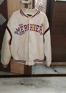 Varsity Style Embroidered Jacket