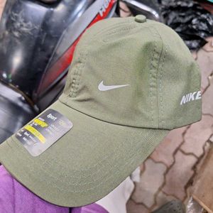 New Nike Sport Cap - Olive Green (Simple, clear, a