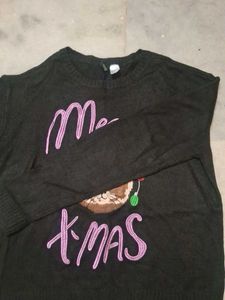 Meowy Cat Graphic Sweater