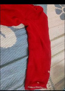 Red blouse