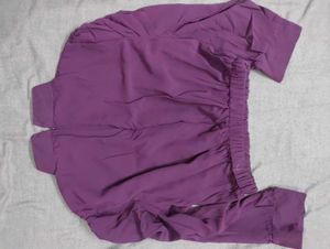 Purple Floral Co-ord Set