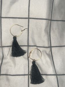 Tassel Hoop Earrings
