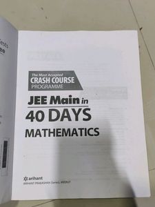 JEE Main Mathematics In 40 Days By Arihant