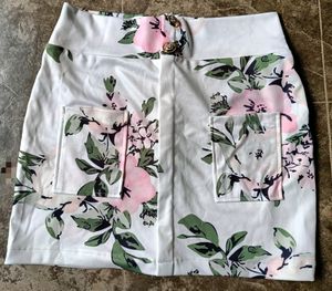 Women Floral Print Skirt &amp; Top Co-Ord Set
