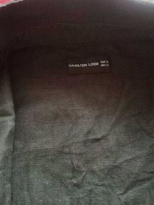 Stylish dark green Striped Shirt chest 50 inch